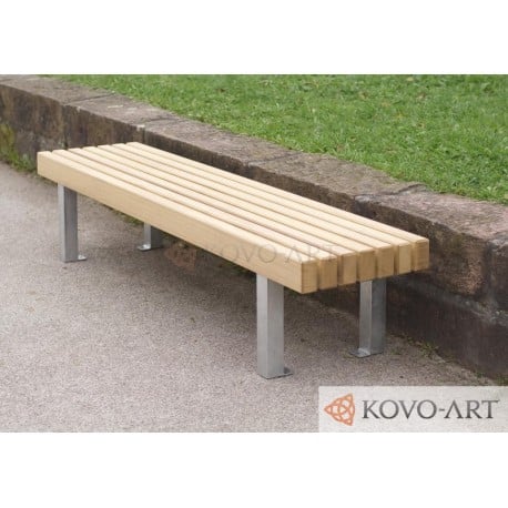 Designová lavička One - model lavičky bez opěradla
