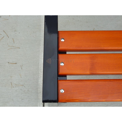 Kovová lavička Zlín 2