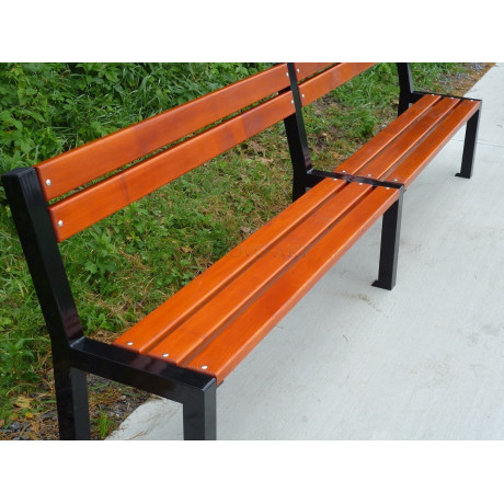 Kovová lavička Zlín 2