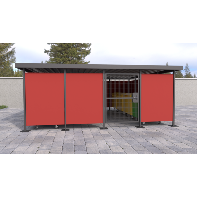 Přístřešek pro odpadové kontejnery Metal