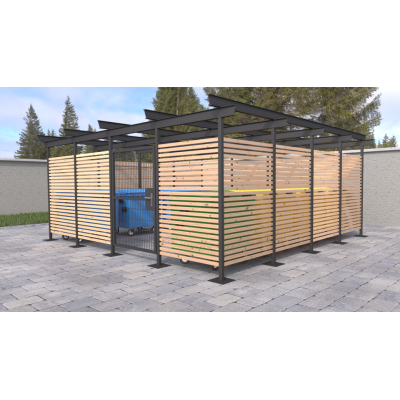 Přístřešek pro odpadové kontejnery Reo