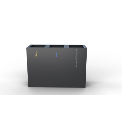 Koš na tříděný odpad Steel