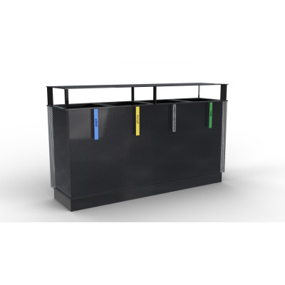 Koš na tříděný odpad Metal IV