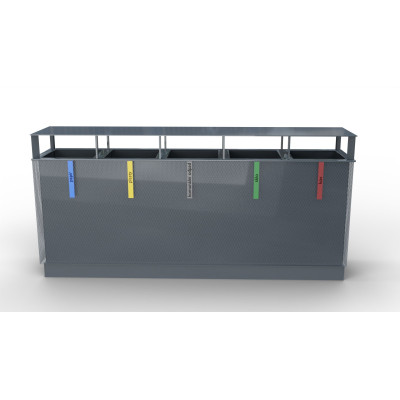 Koš na tříděný odpad Metal VI