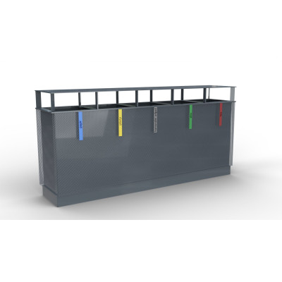 Koš na tříděný odpad Metal VI