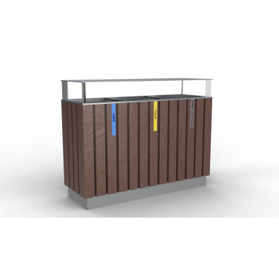 Koš na tříděný odpad Recyklát IV