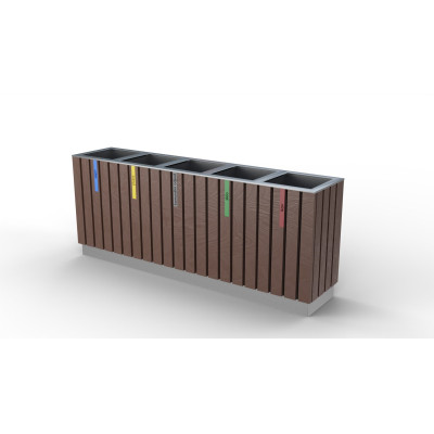 Koš na tříděný odpad Recyklát VII