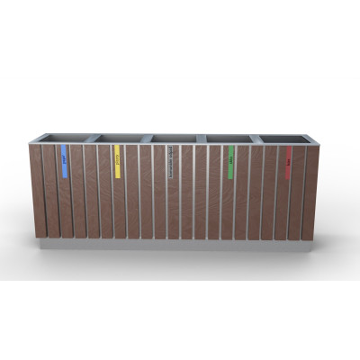 Koš na tříděný odpad Recyklát VII