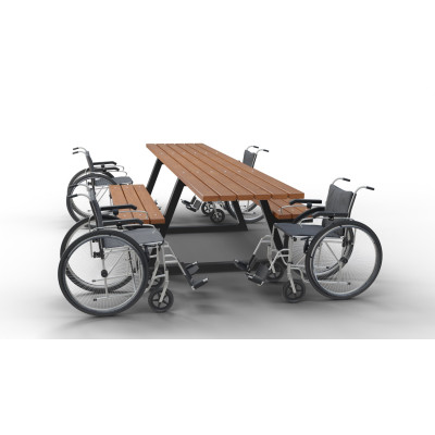 Bezbariérový piknikový set Lotus III