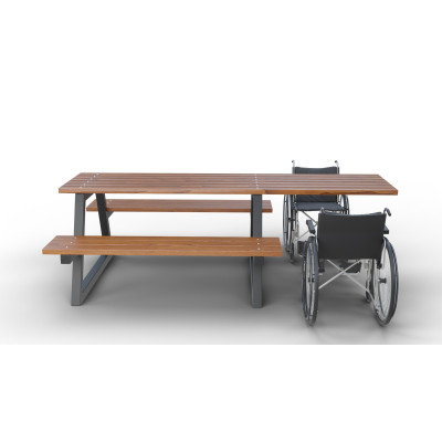 Bezbariérový piknikový stůl Lotus II