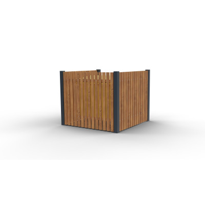 Modulární zástěna Eko 0 pro 1 kontejner | KOVO-ART