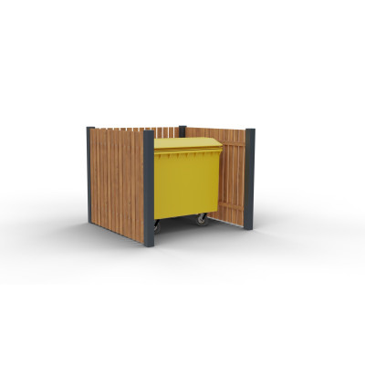 Modulární zástěna Eko 0 pro 1 kontejner | KOVO-ART