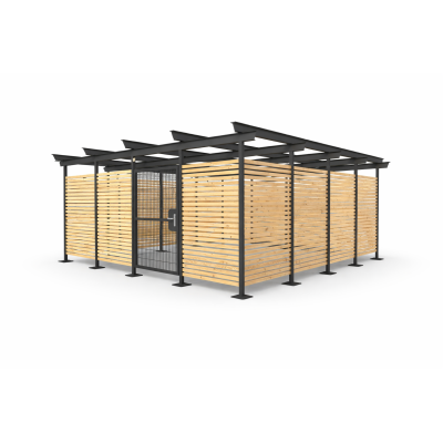 Přístřešek pro odpadové kontejnery Reo | Kovo-ART