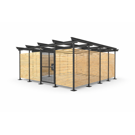 Přístřešek pro odpadové kontejnery Reo | Kovo-ART