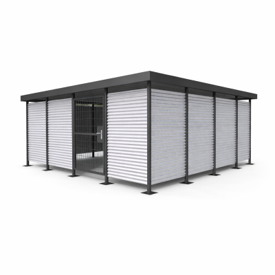 Přístřešek pro odpadové kontejnery Flex | Kovo-ART