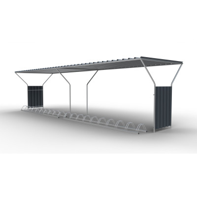 Přístřešek na kola Cyklo II (20 kol) | Kovo-Art