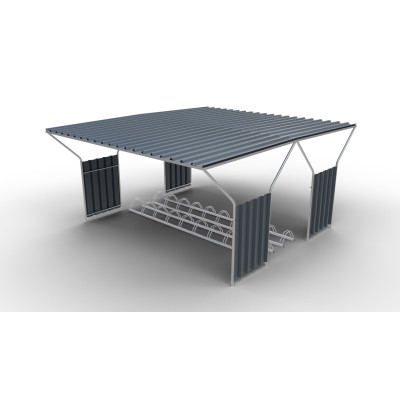 Přístřešek na kola Cyklo III (20 kol) | Kovo-Art