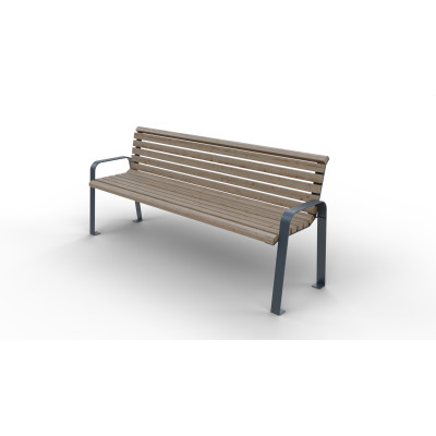 Lavička Hamar II s područkou | Kovo-Art