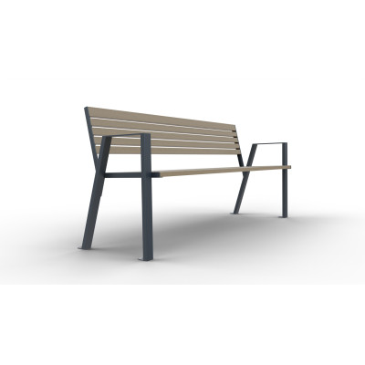 Lavička Klaar Wood | Kovo-Art