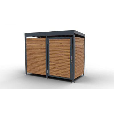 Přístřešek na 4 kola Moss I | uzamykatelný box na kola | Kovo-ART