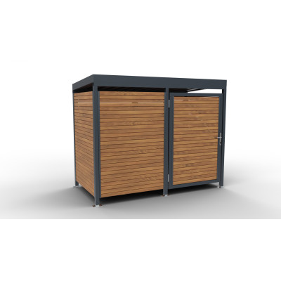 Přístřešek na 4 kola Moss I | uzamykatelný box na kola | Kovo-ART