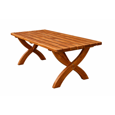 Zahradní dřevěný stůl Bavord | masivní smrk | Kovo-ART