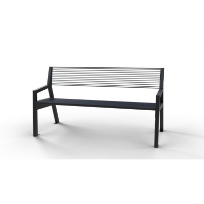Ocelová lavička Rocco VI