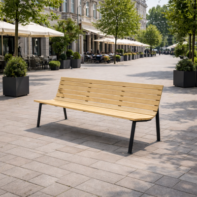 Lavička Lagan I | venkovní lavička | Kovo-ART