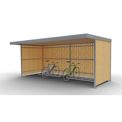 Přístřešek na 10 kol Urban I | se stojany | Kovo-ART