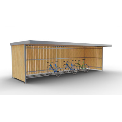 Přístřešek na 15 kol Urban II | se stojany | Kovo-ART