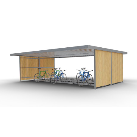 Přístřešek na 40 kol Urban VI | se stojany | Kovo-ART
