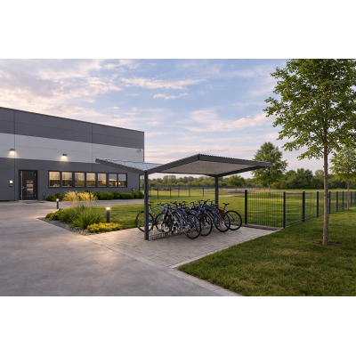 Přístřešek na kola BRIDGE II | Přístřešky na kola | Kovo-ART