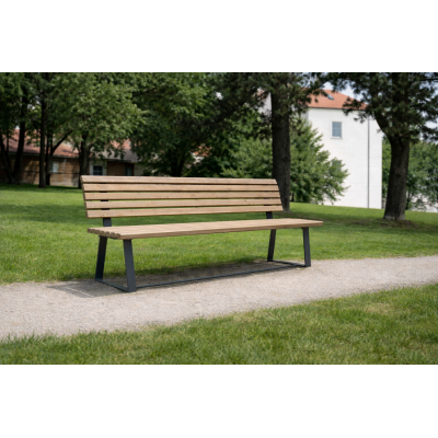 Lavička kovová Hamar IV | venkovní lavička | Kovo-ART