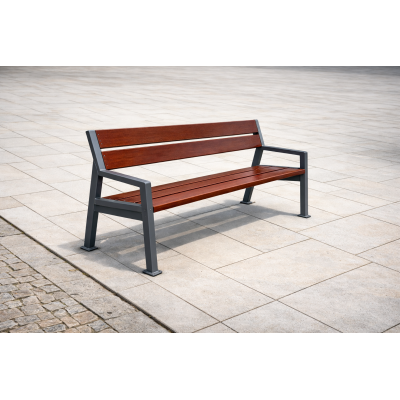Kovová lavička Rocco II  | Kovové lavičky