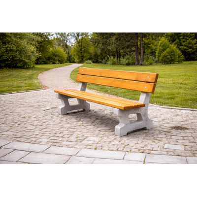 Betonová venkovní lavička Klasik | Kovo-ART