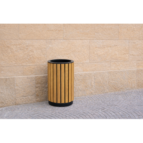 Odpadkový koš Big I 90 l | venkovní koš | Kovo-ART