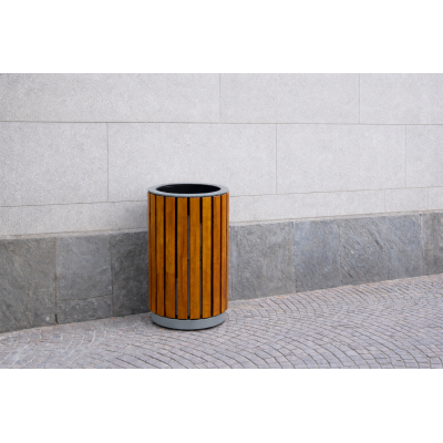 Odpadkový koš Big I 90 l | venkovní koš | Kovo-ART