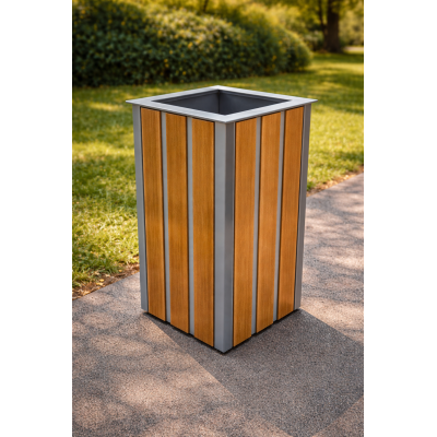 Venkovní odpadkový koš LUX | Kovo-ART