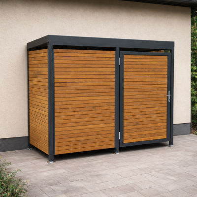 Přístřešek na 4 kola Moss I | uzamykatelný box na kola | Kovo-ART